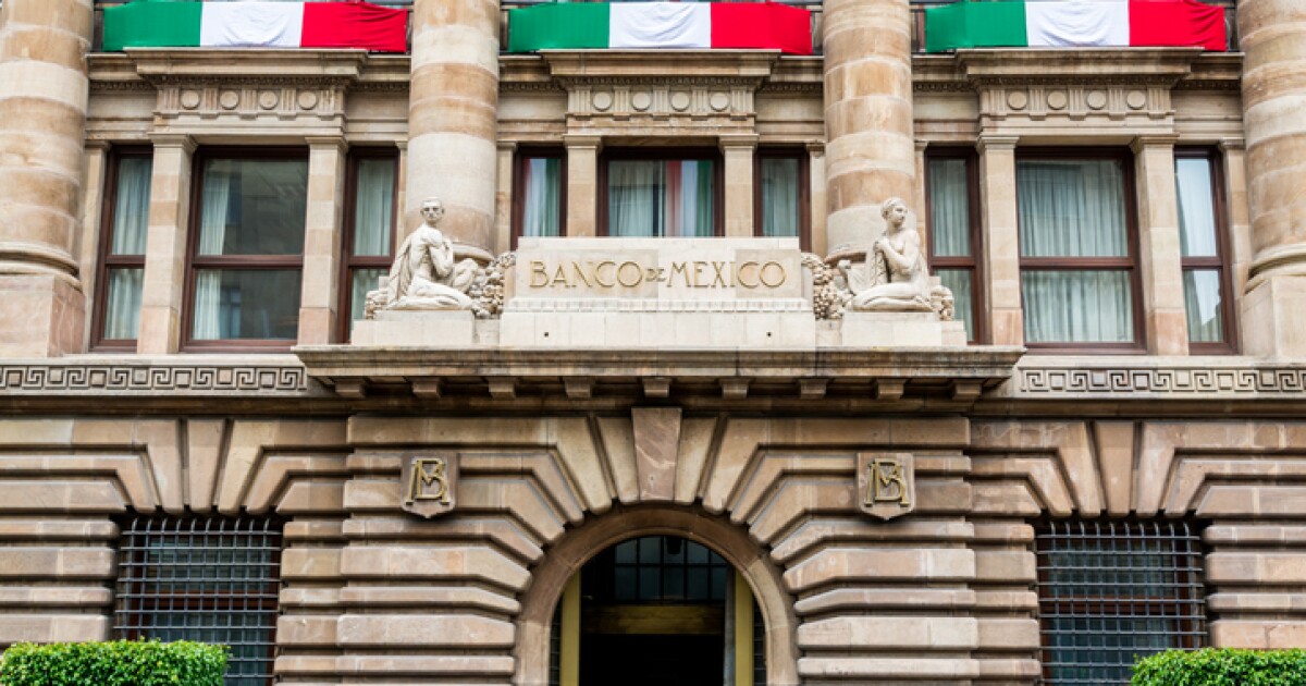Building of Bank of Mexico, Mexico's Central Bank monetary authority and lender of last resort.