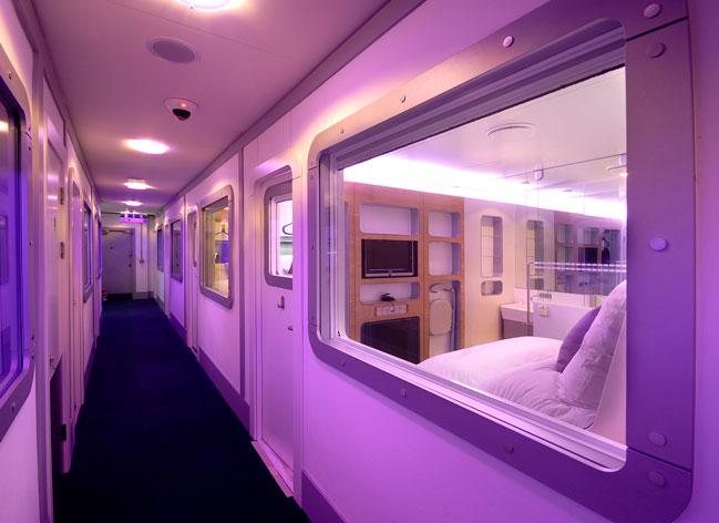 YOTEL, cabinas de lujo para dormir en el aeropuerto