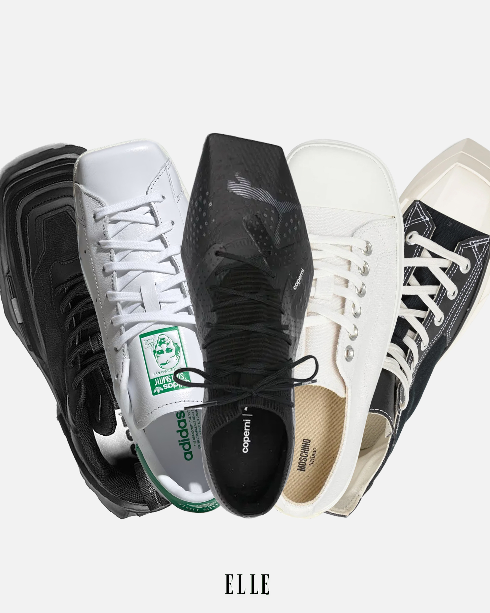 La punta cuadrada es la nueva silueta inesperada de los sneakers.
