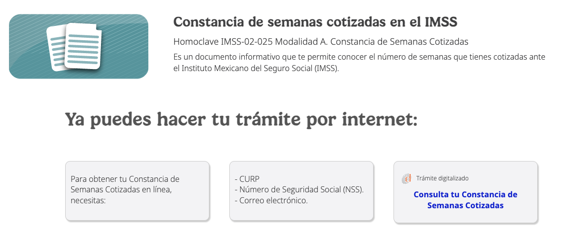 CDATA[
Tener seguridad social es un respaldo para atender cualquier problema de salud que pueda enfrentarse en la vida laboral y porque cuando esta termine puedas acceder a una pensión.
¿Por qué son necesarias las semanas cotizadas? ¿Cómo puedo saber el número de semanas cotizadas que tengo? ¿Cómo puedo tramitarla en línea?
![