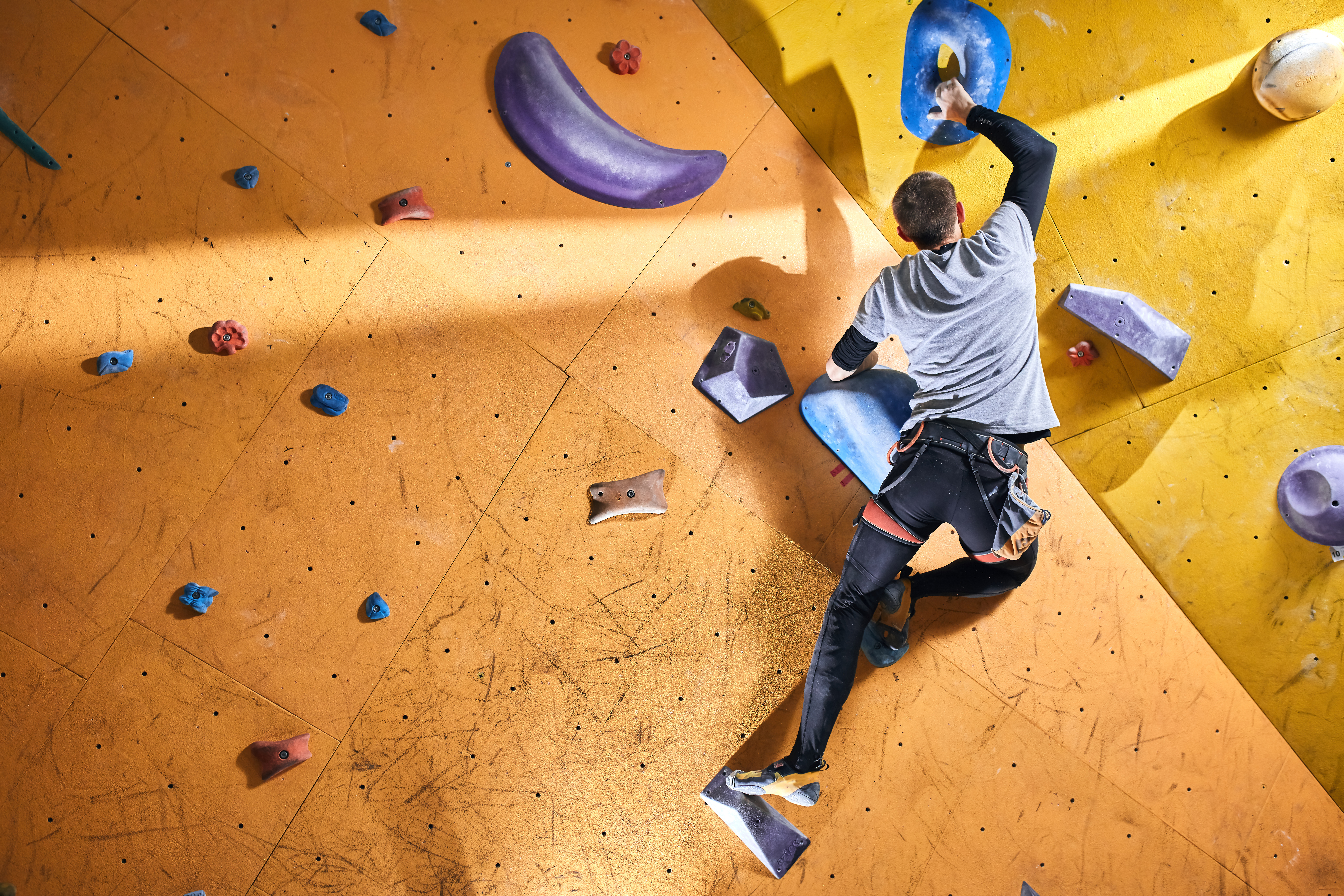 Strong,Active,Man,With,Physical,Disability,Enjoys,Bouldering,Hobby,,Bought