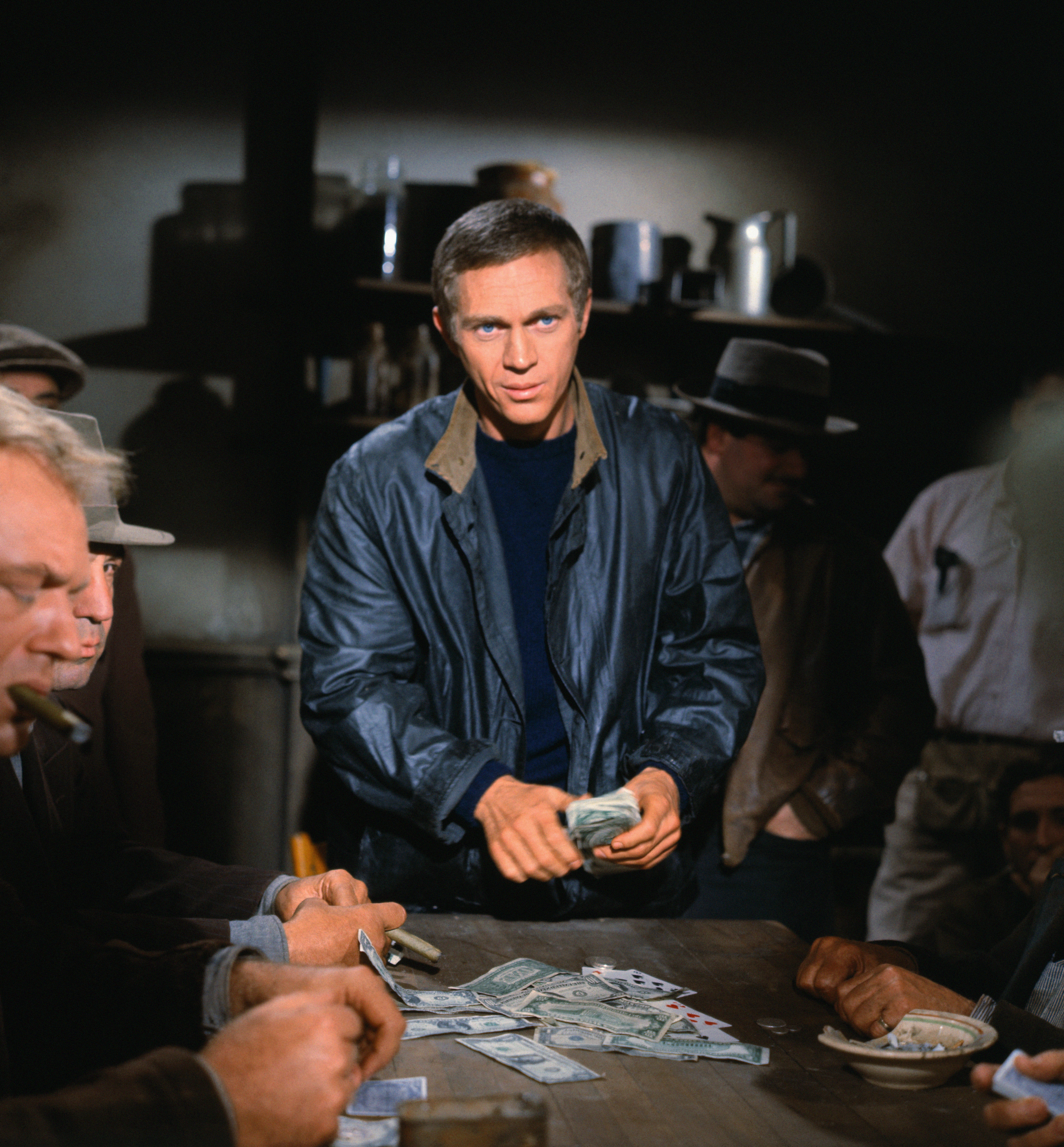 Steve McQueen in The Cincinnati Kid