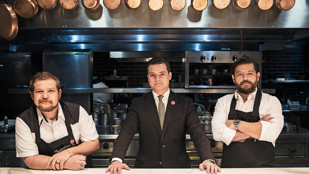 Daniel, Patricio y Rodrigo Rivera