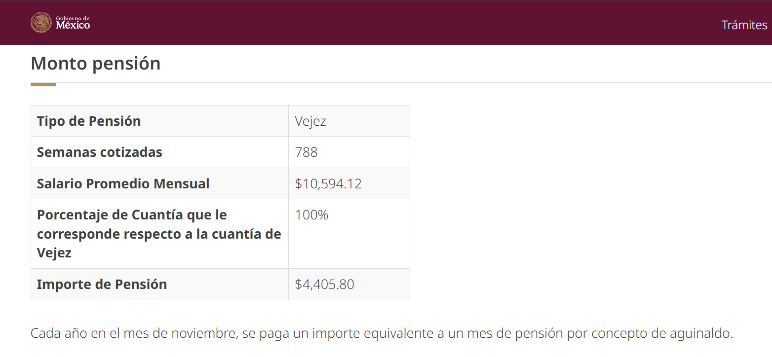 CDATA[
Para pensionarse bajo el régimen de la Ley 73 del IMSS , los trabajadores deben considerar una serie de factores que pueden influir de manera importante, como la edad, ya que el porcentaje a recibir se define en eso. Te enseñamos cómo es que aumenta.
¿Cómo saber si soy Ley 73 o Ley 97? Accede a
Solicitud de constancia de vigencia de derechos. Ingresa tu Clave Única de Registro de Población (CURP), Número de Seguridad Social (NSS) y un correo electrónico en sus respectivos espacios. Captura el Captcha, y da clic en ‘Continuar’. Revisa la bandeja del correo que escribiste, ya que recibirás un correo con una liga. Abre el enlace y te direccionará a una página del trámite con el folio, fecha y documento. Descarga el documento y consulta la sección ‘Inicio de vigencia’. Regresa a la página y da clic en ‘Finalizar’ para cerrar tu información.
¿Cómo aumenta el porcentaje de pensión del IMSS en Ley 73? Identificación oficial vigente. Estado de cuenta de la Afore o algún comprobante que acredite tu registro en la Administradora. Si no lo tienes, solicítalo a tu Afore. Estado de cuenta bancario con número de CLABE (Clave Bancaria Estandarizada). Resolución o negativa de pensión emitida por el IMSS. ¿Cómo saber cuánto recibiré de pensión? Año en el que iniciaste tu cotización a la Ley del Seguro Social Años cumplidos Semanas cotizadas El promedio de los últimos cinco salarios mensuales cotizados por año
![