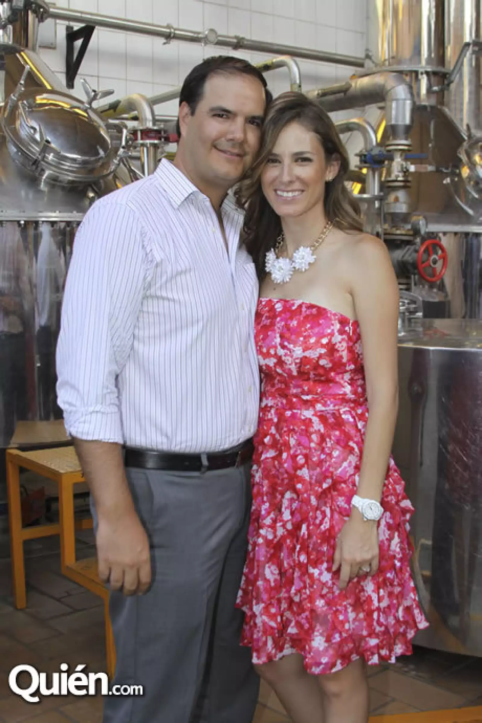 Raúl González y Alina Bracamontes