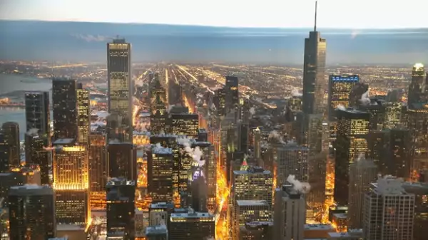 Chicago frío nieve vórtice