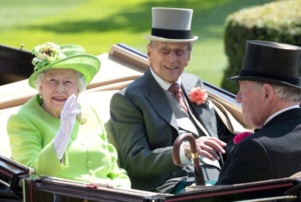 Reina Isabel II y el duque de Edimburgo