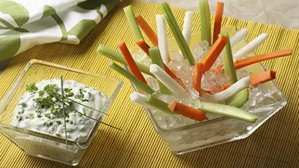 jicama vegetales dip