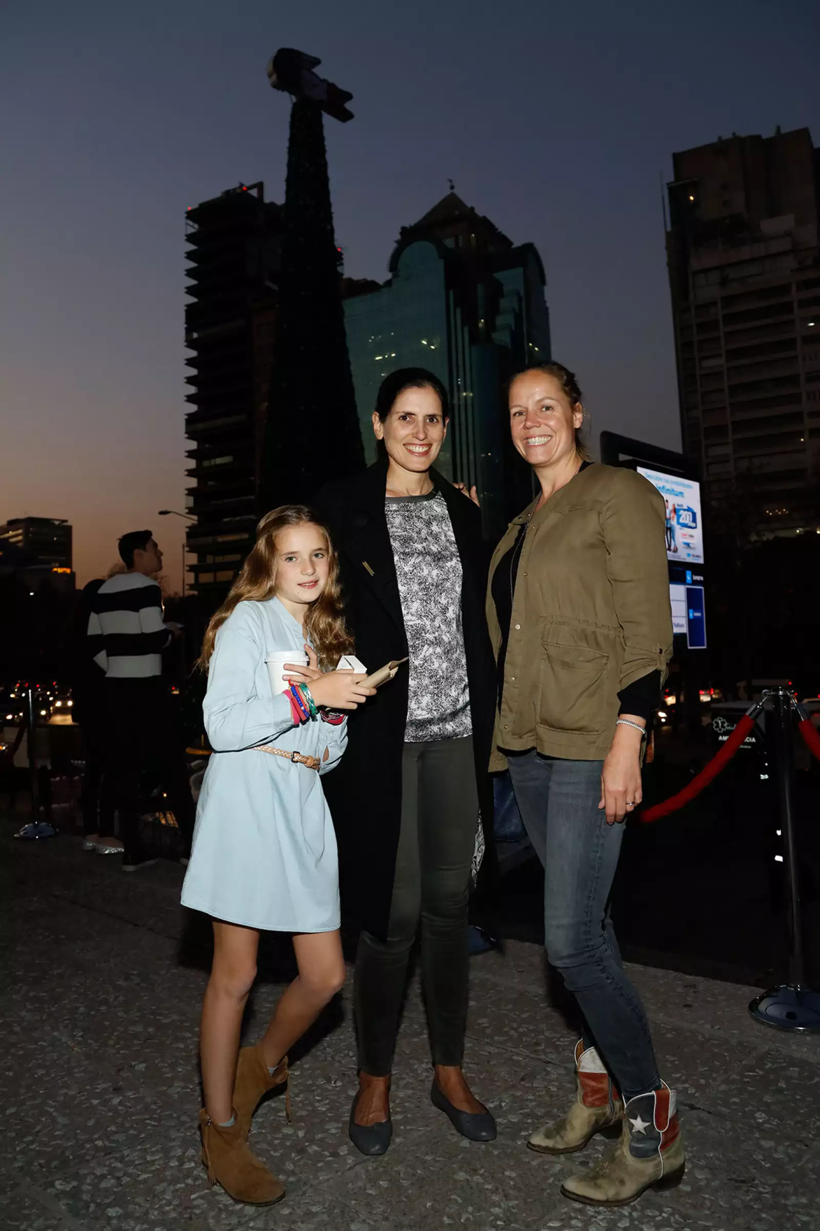 Evento de Lacoste -Una noche navideña bajo la Torre Eiffel