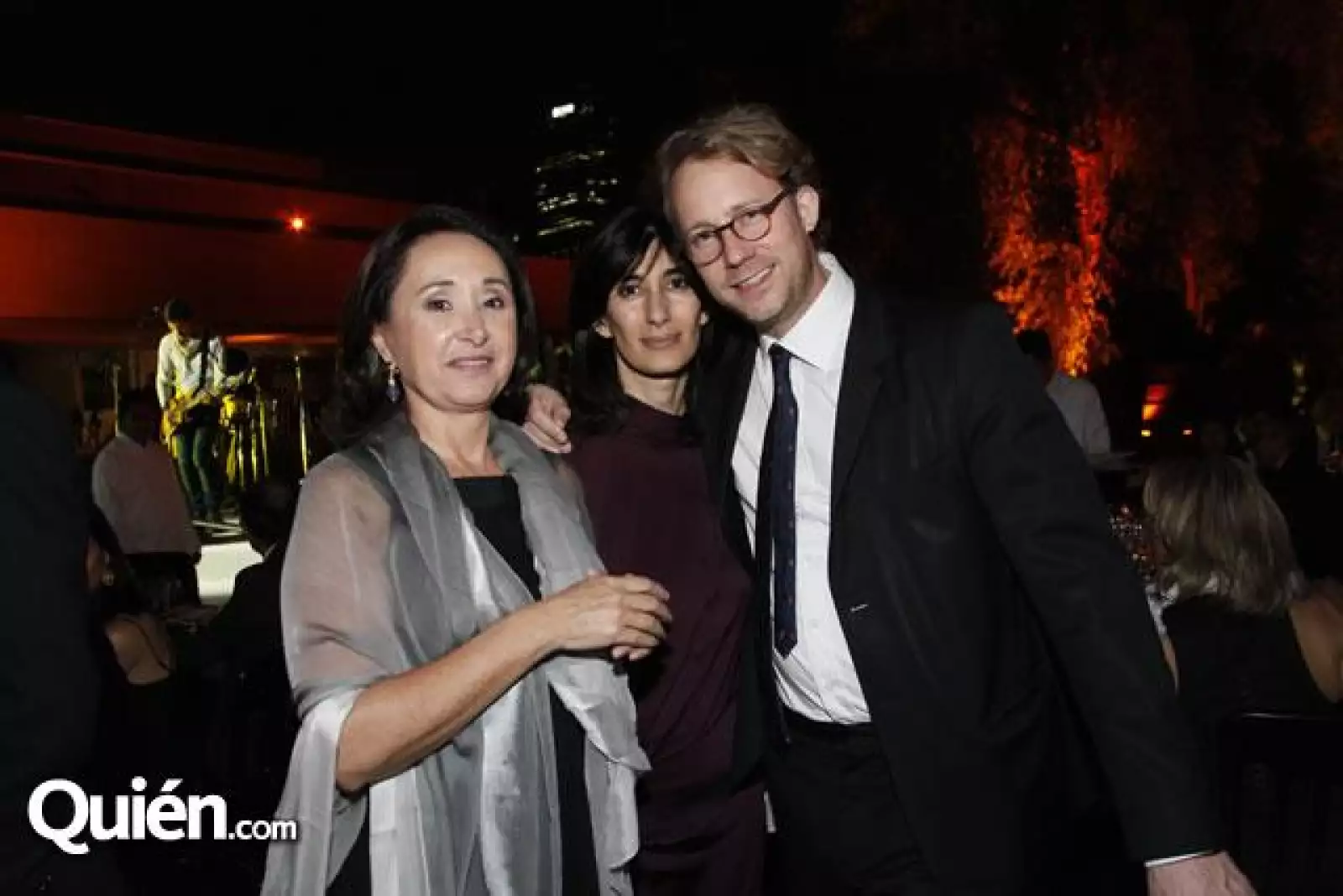 Magdalena Akle,Abaseh Mirvalli y Johan Konie