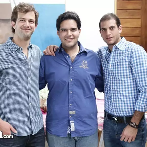 Alejandro Abud, Anuar Zarur y Guillermo Medlich