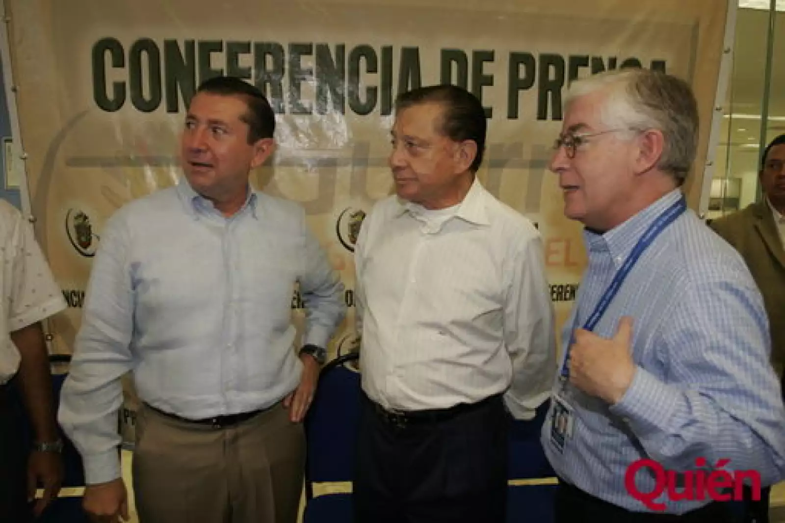 Silvano Blanco,  José Luis Garza, Miguel Alemán Velázco,