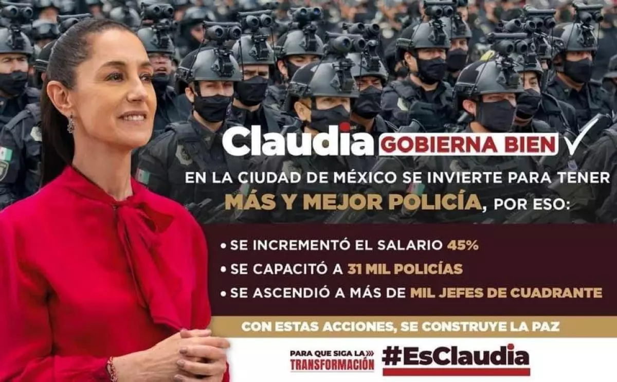 Sheinbaum promocionales en redes sociales.