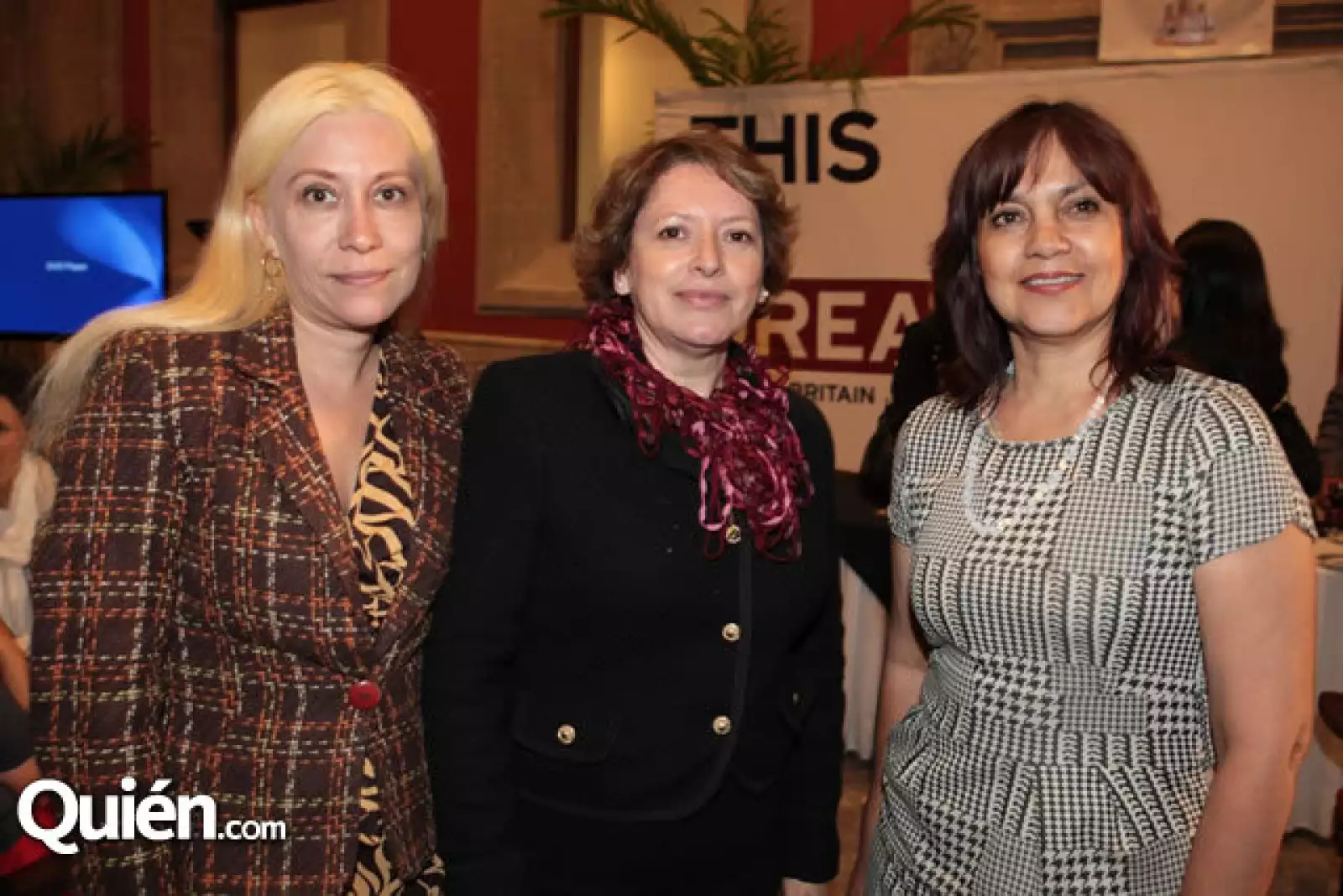 Gabriela Duvignau, Dina Herrera y Zinia Rodríguez