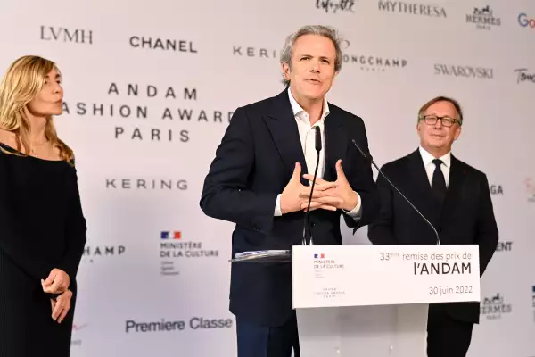 33rd ANDAM Prize Winner Cocktail At Les Jardins Du Palais Royal In Paris