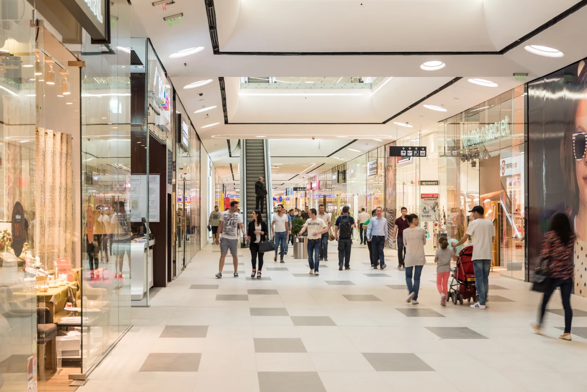 Centros comerciales.