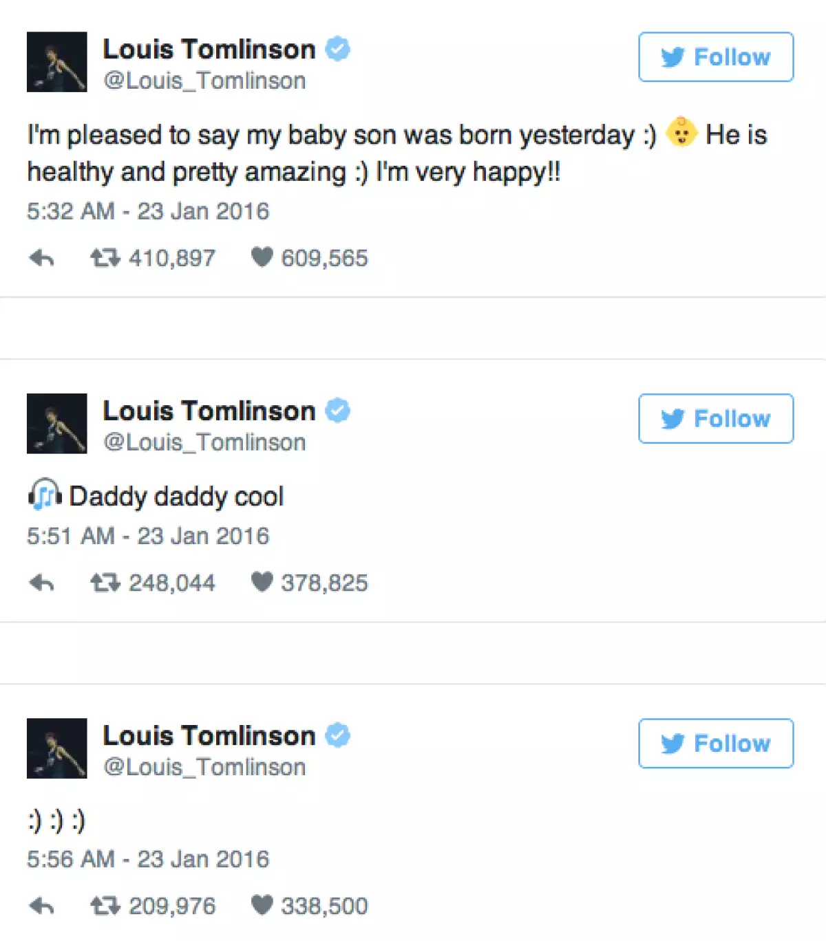 El cantante ha tomado de la mejor manera la noticia.