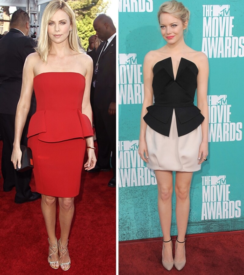 Charlize Theron, Emma Stone.