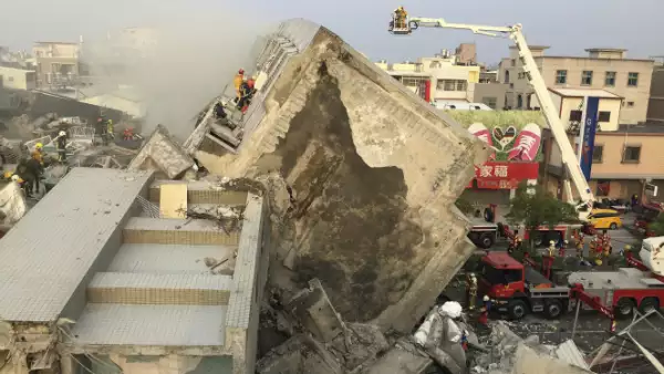 Un temblor de magnitud 6.4 sacudió la ciudad de Tainan