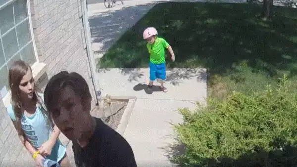 Niños regresan cartera