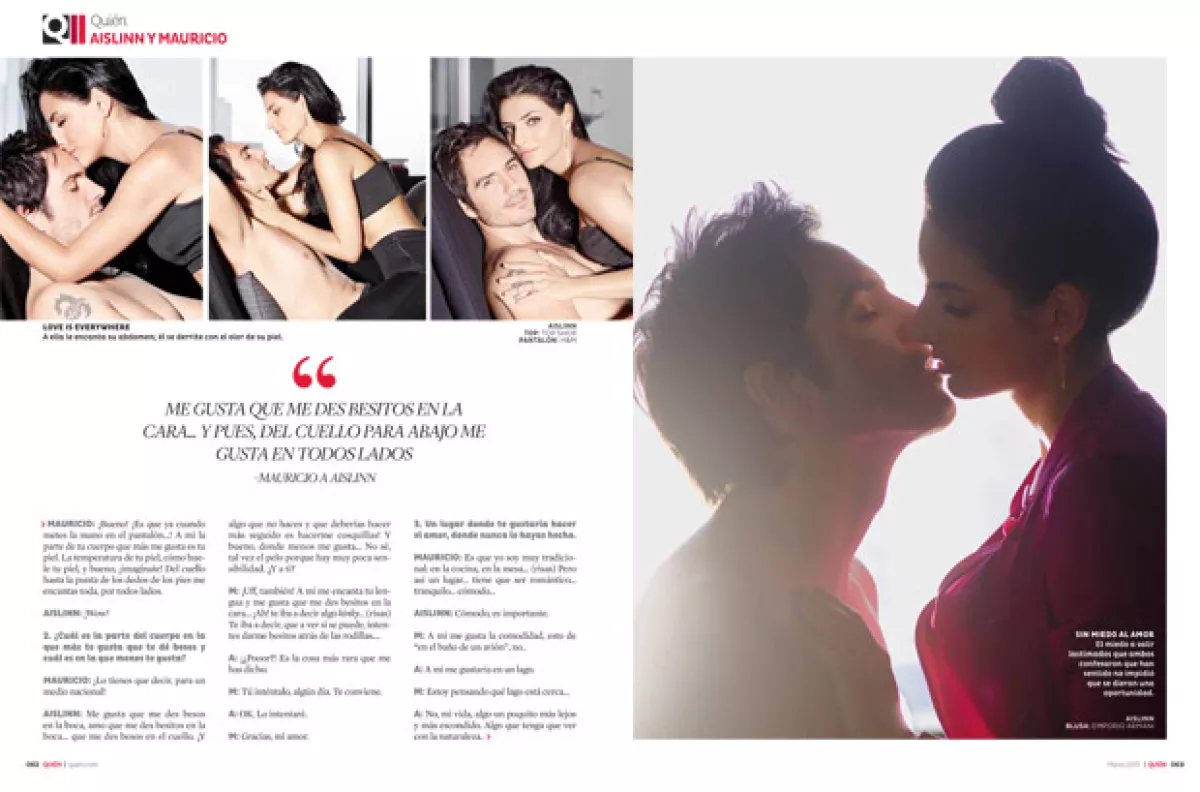 Aislinn y Mauricio tienen una gran comunicación.