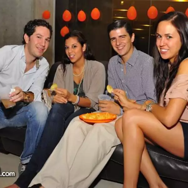 Pedro Macias,Rocío de Macias,Manuel Olavarrieta,Michelle Esmenjoud.