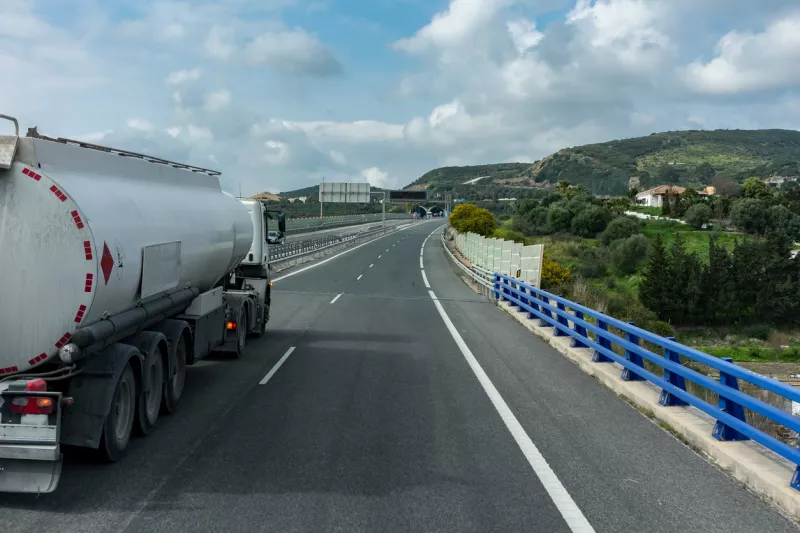 diesel camion carretera