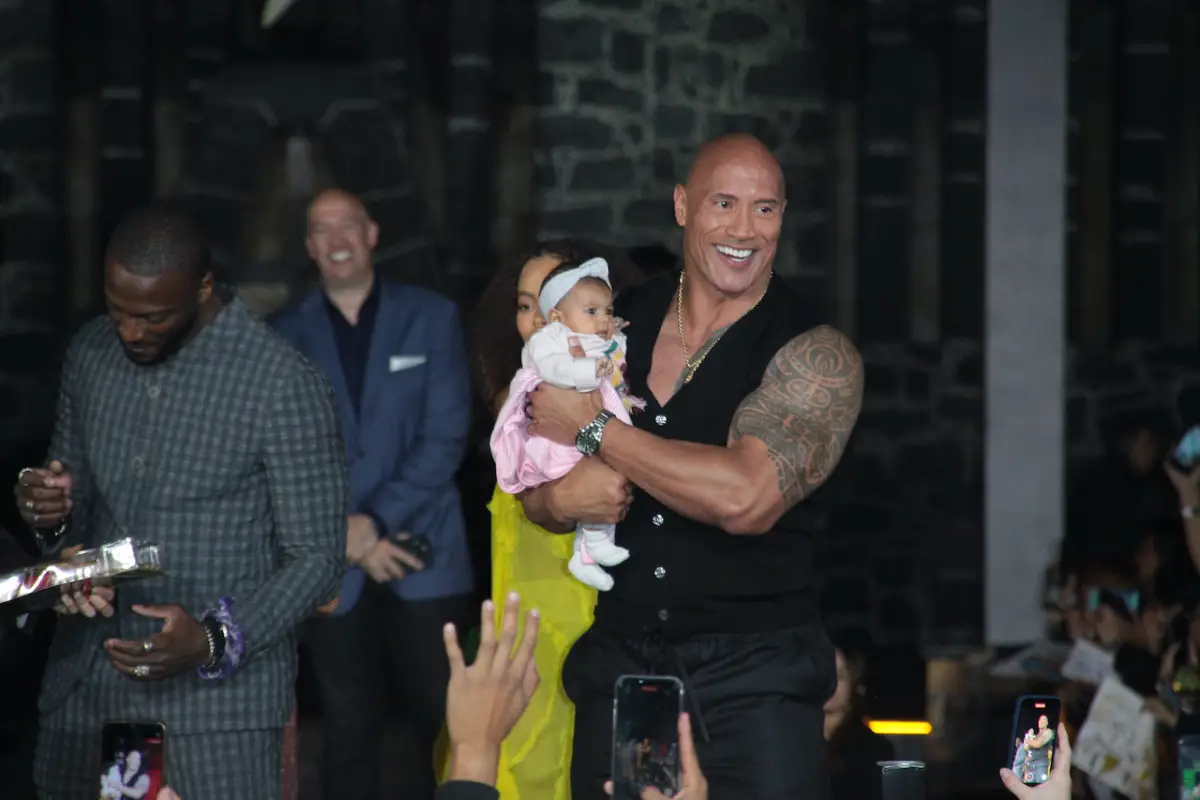 Dwayne 'The Rock' Johnson y Luciana