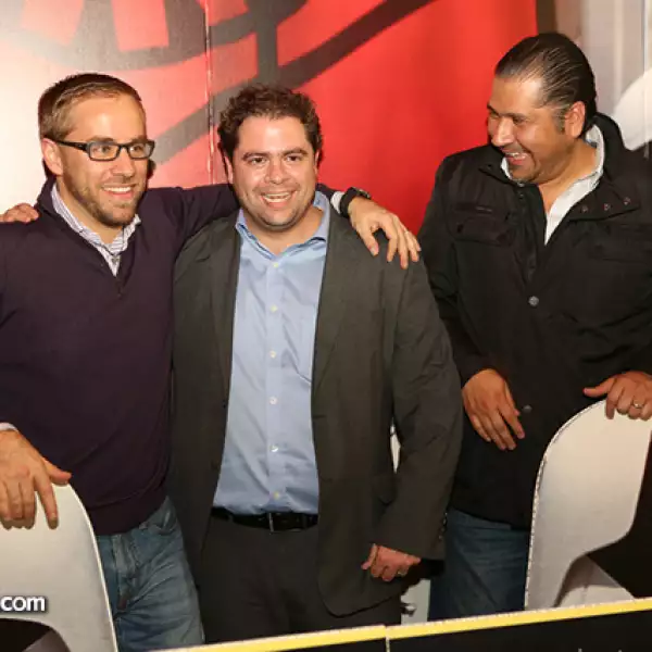Fernando Rincón,Omar Silva y Miguel Salvador