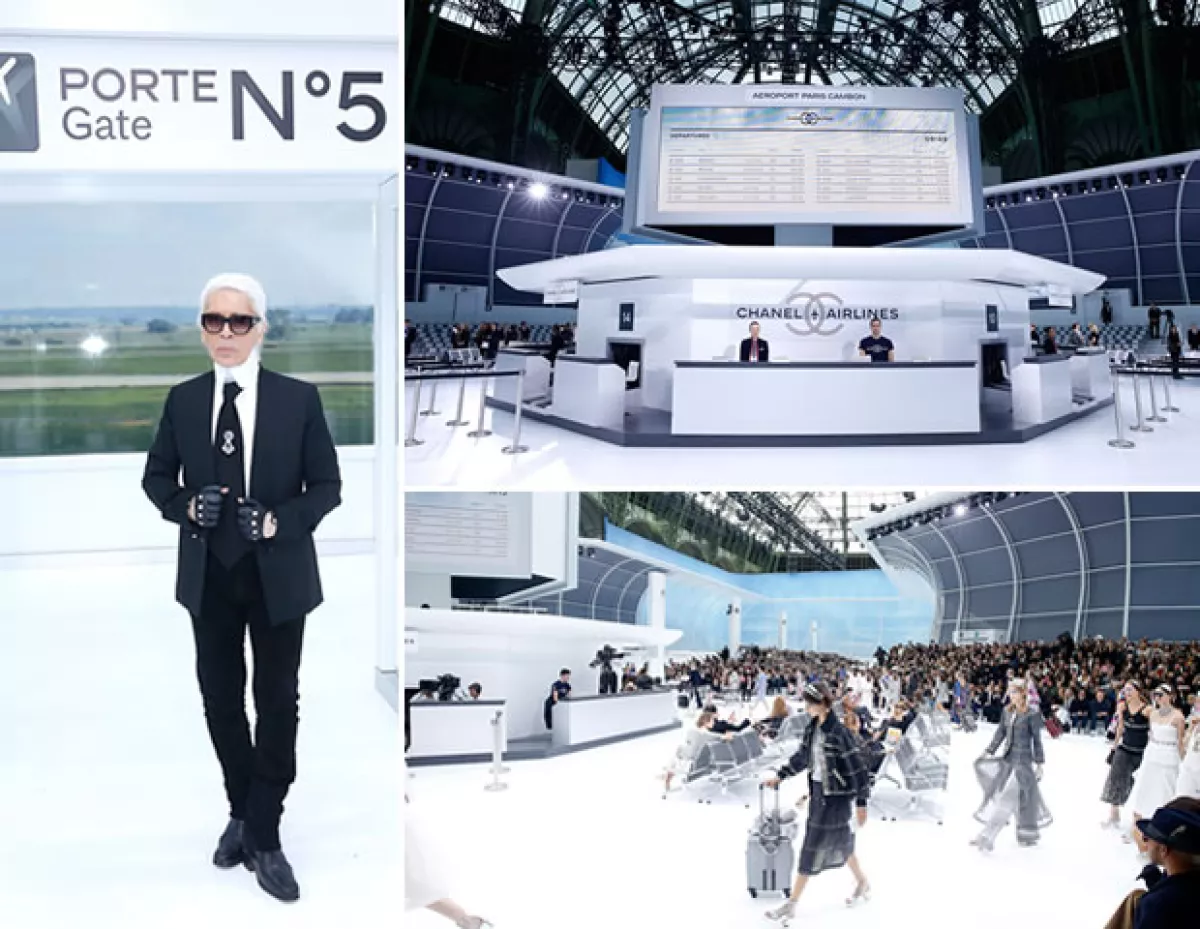 La sala número 5 fue la principal, haciendo referencia a la fragancia de Chanel.
