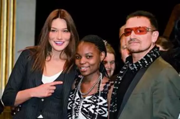 La cantante admira a Bono, de U2, por su humildad y trabajo altruista.