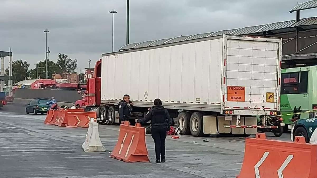 accidente en Indios Verdes satura la autopista México Pachuca