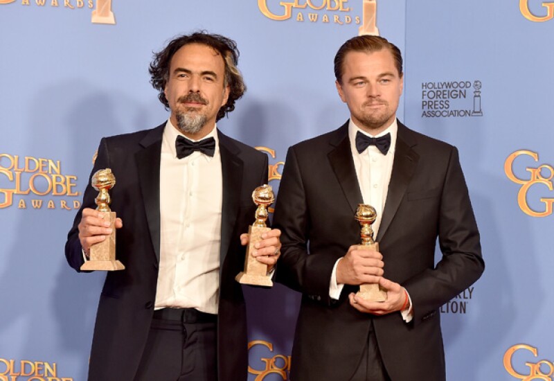El director y el actor Leonardo DiCaprio se alzaron como triunfadores en la pasada entrega de los Golden Globes con The Revenant.