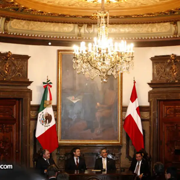 Elias Azar,Su Alteza Real Federico de Dinamarca,Miguel Ángel Mancera,Manuel Granados