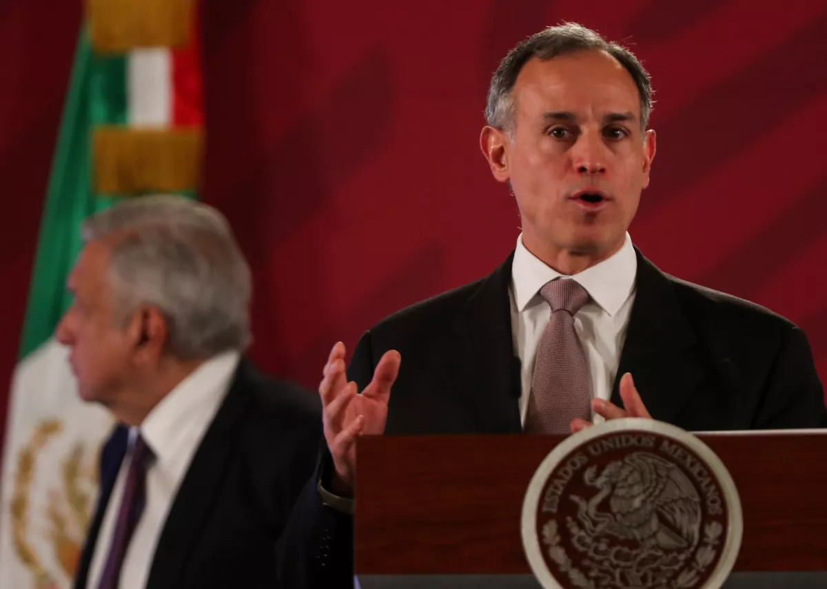 Hugo López-Gatell Ramírez, subsecretario de Prevención, durante la conferencia.