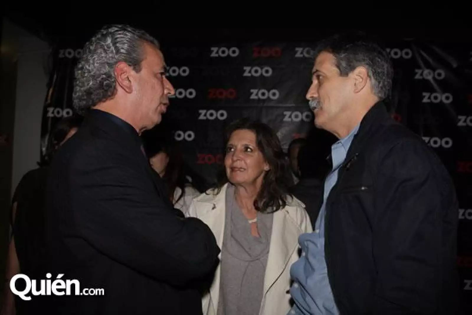Raúl Olvera,Adela Pinchetti y Alejandro López Freixes