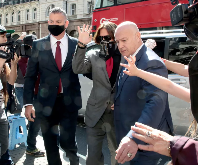 Johnny Depp v The Sun libel trial, The Royal Courts of Justice, London, UK - 21 Jul 2020