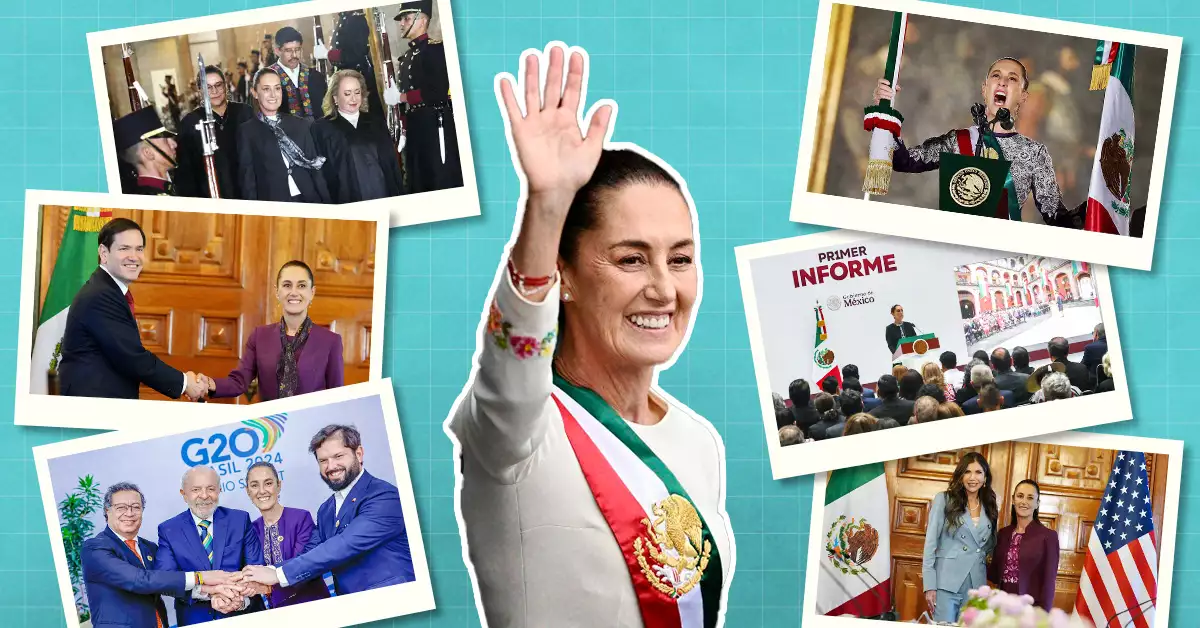 Primer año de gobierno de Sheinbaum: entre las sombras de AMLO y las presiones de Trump