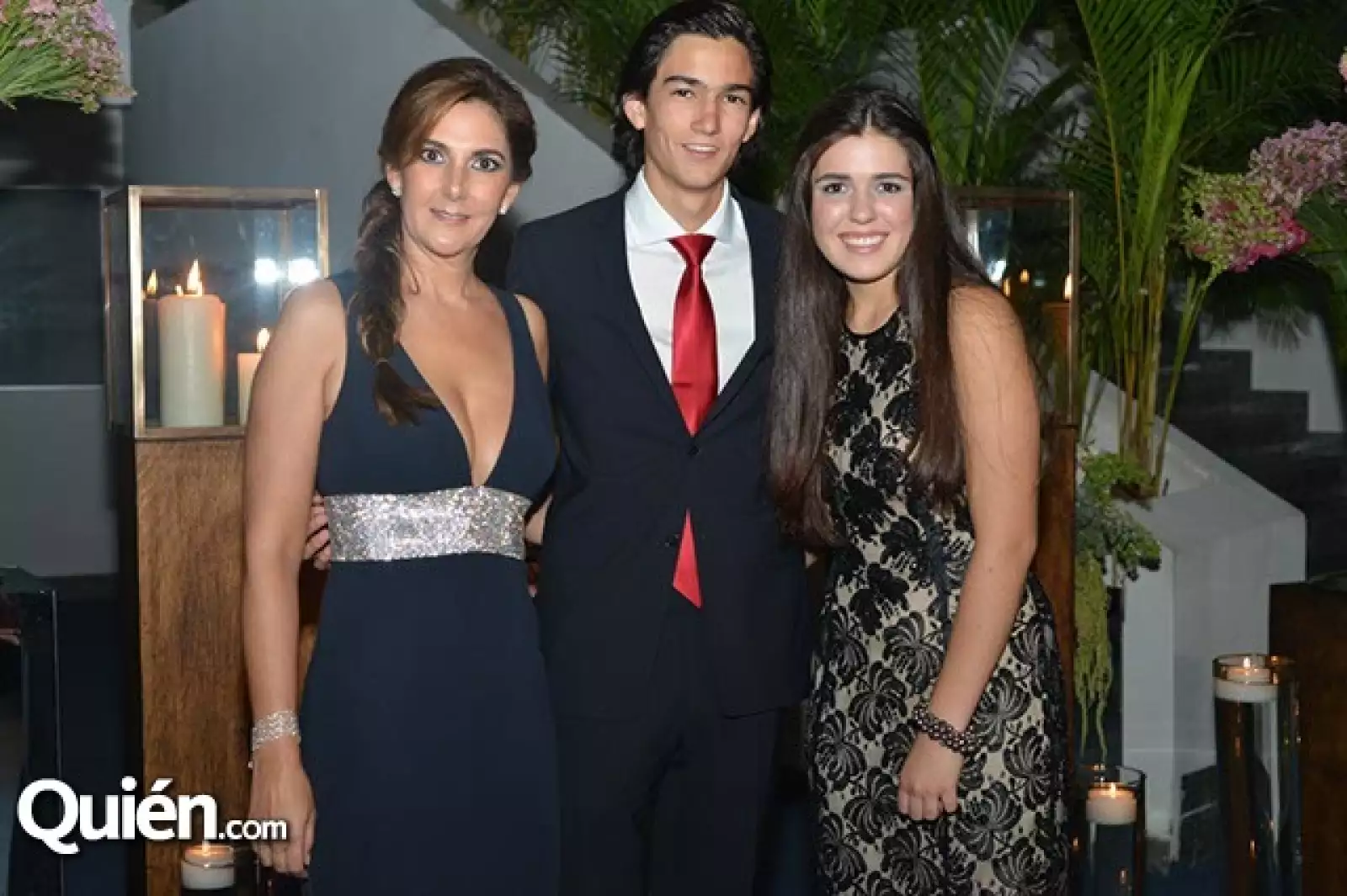 Bárbara y Vicente López con Dany Moreno.