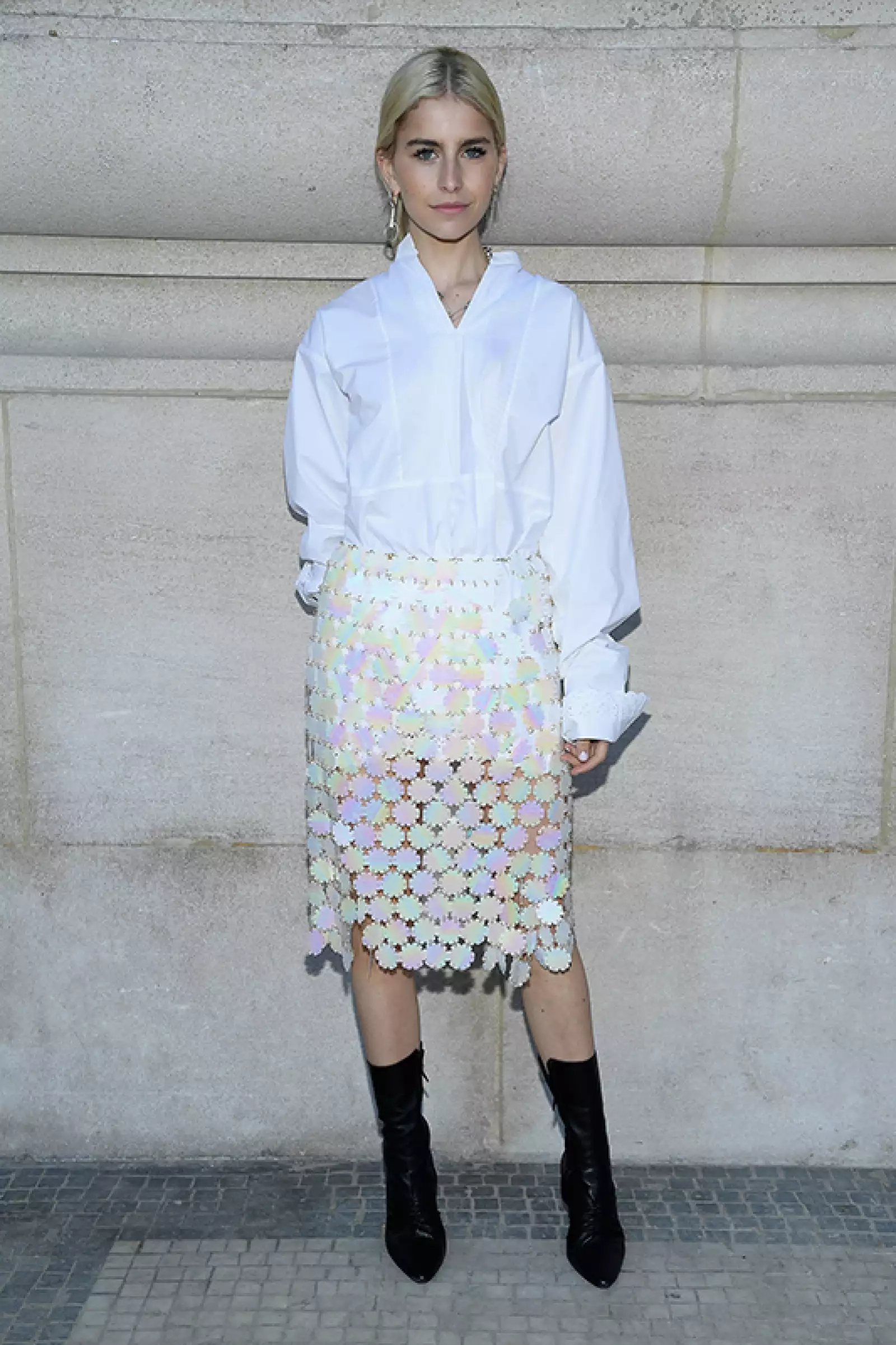 Paco Rabanne : Arrivals - Paris Fashion Week Womenswear Spring/Summer 2019