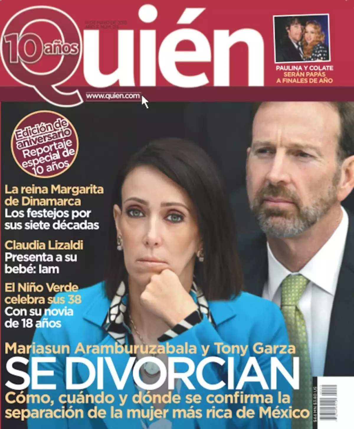 No te pierdas el más reciente número de la revista Quién.