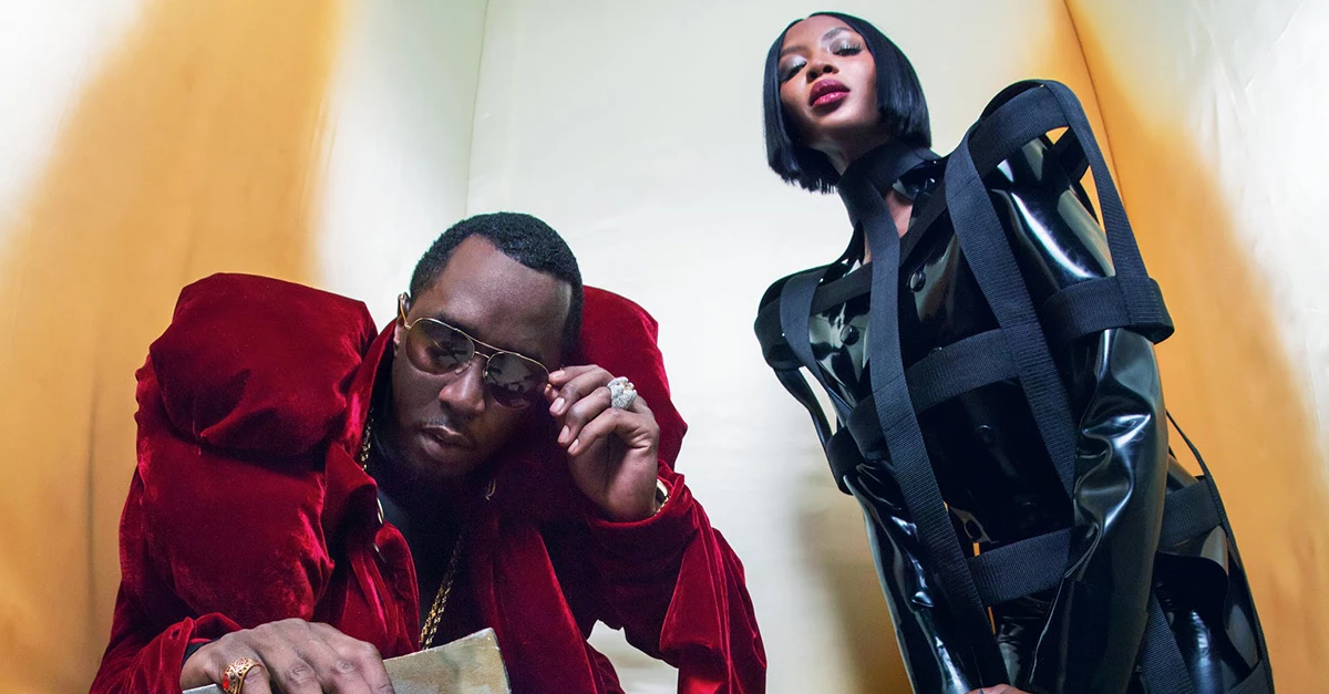 Sean Diddy y Naomi Campbell