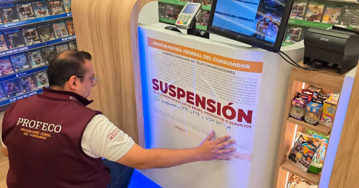 Profeco suspende tiendas Gameplanet por incumplir derechos de consumidores