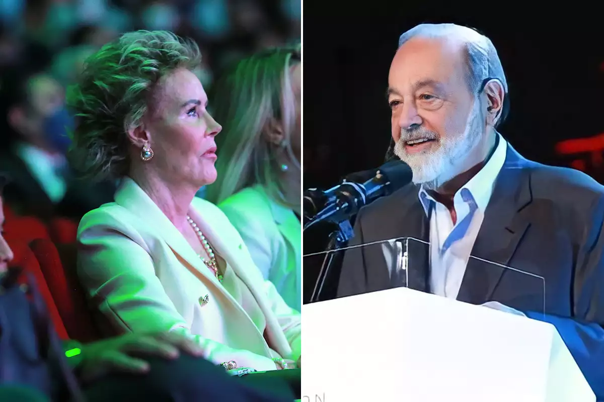 La novia de Carlos Slim Helú, Mercedes Sánchez Navarro, estuvo en el foro México Siglo XXI