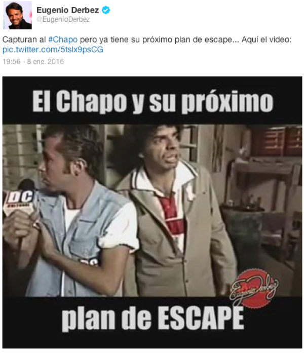 Como siempre, Eugenio le puso un poco de comedia.