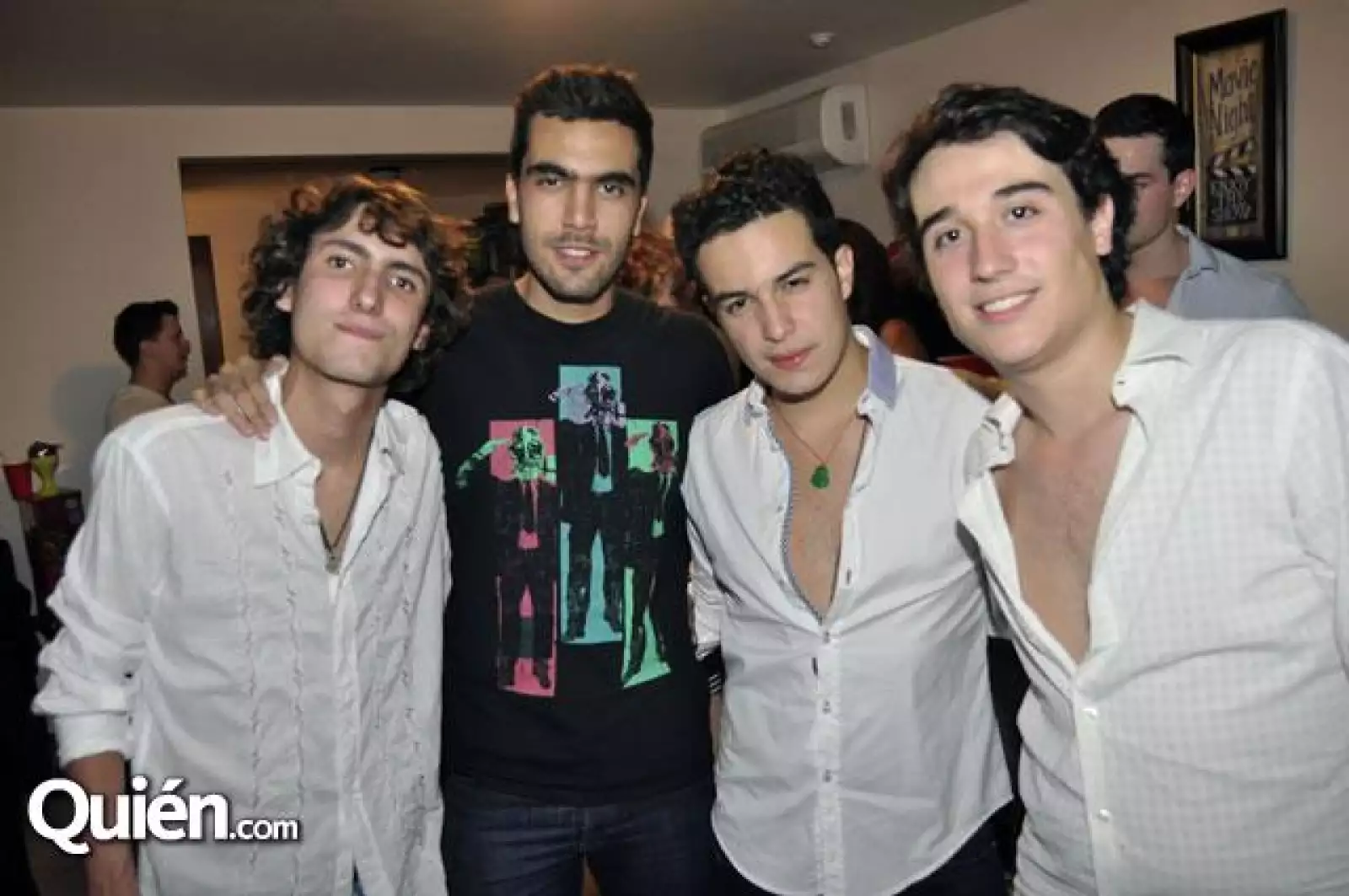 Alberto Cruz,Pato Elizondo,Christian Burgos y Félix Sánchez