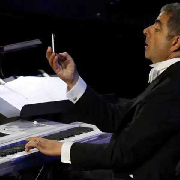 Rowan Atkinson inauguración londres 2012