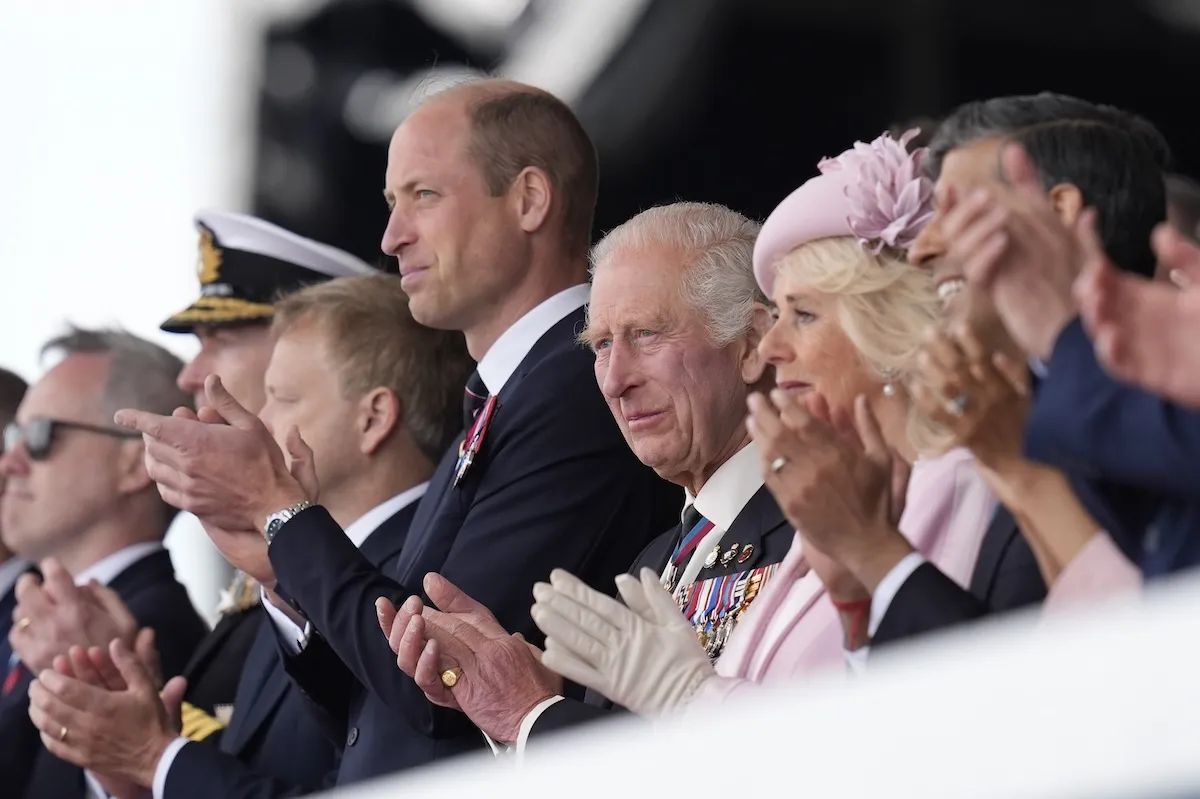 Integrantes de la Familia Real británica en la conmemoración previa de los 80 años del Día D