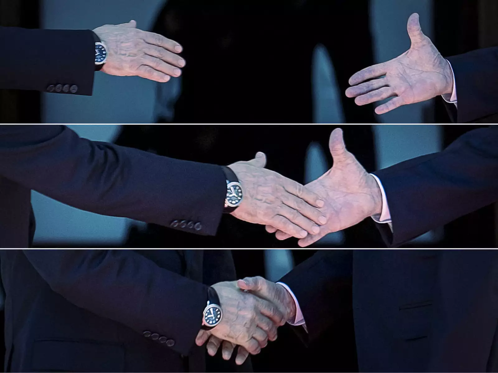 Joe Biden y Vladimir Putin iniciaron su cumbre en Ginebra con un apretón de manos.