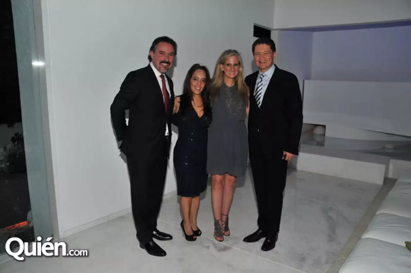 Gustavo y Luz Alcocer,Karina y Luis Quintero